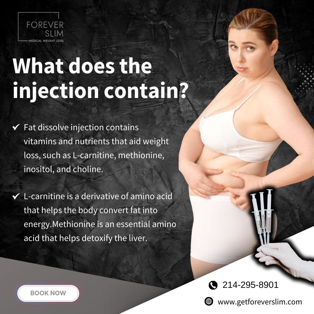 What does the injection contain?